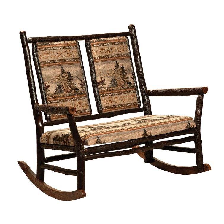 Loon Peak Cherri Solid Wood Rocking Chair Wayfair